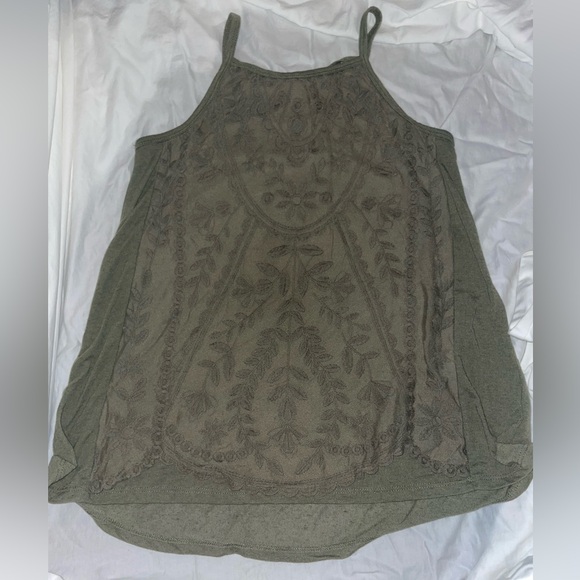 REWIND Green floral tank - Picture 1 of 2